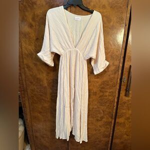 Girl and the sun - Cream Maxi Dress - NWOT